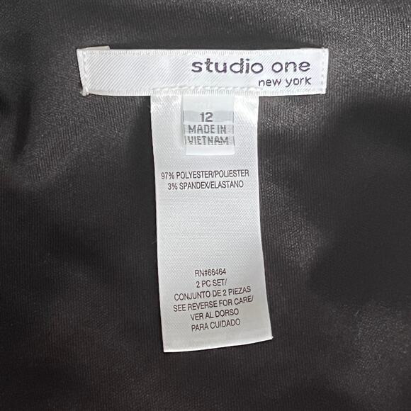 Studio one New York women’s open blazer cardigan pink Sz 12 large shoulder pads - Picture 4 of 8